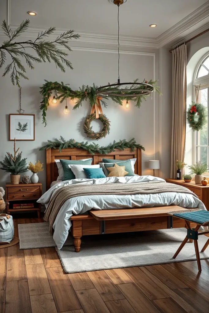 65 Best Xmas Bedroom Decor Ideas 2025 to Create a Cozy and Magical Holiday Retreat