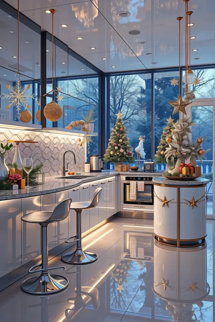 65 Best Xmas Kitchen Decor Inspo 2025: Modern Christmas Kitchen Ideas for a Stylish Holiday Look