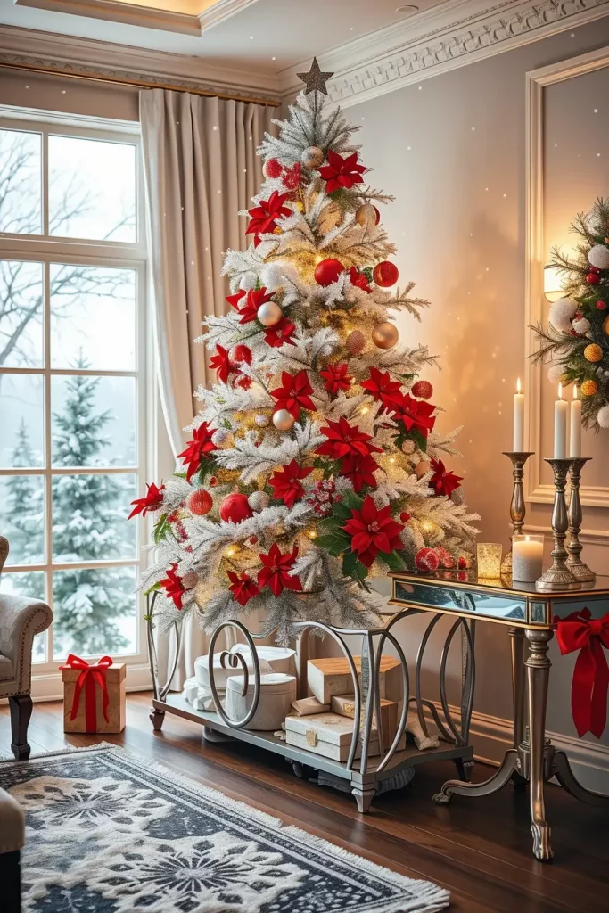 63 Red and Silver Christmas Tree 2025 Ideas for a Timeless Holiday Look
