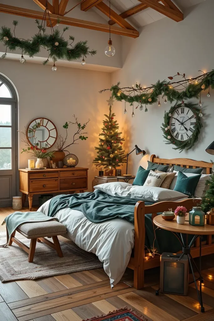65 Best Xmas Bedroom Decor Ideas 2025 to Create a Cozy and Magical Holiday Retreat