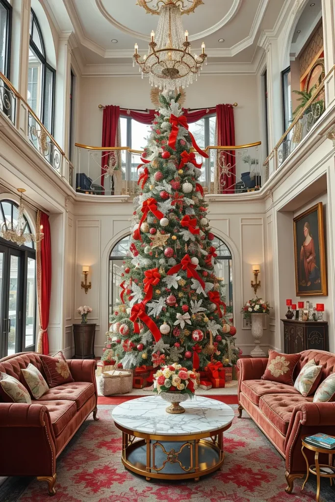 64 Red and White Christmas Tree 2025 Ideas for a Stylish Holiday Home
