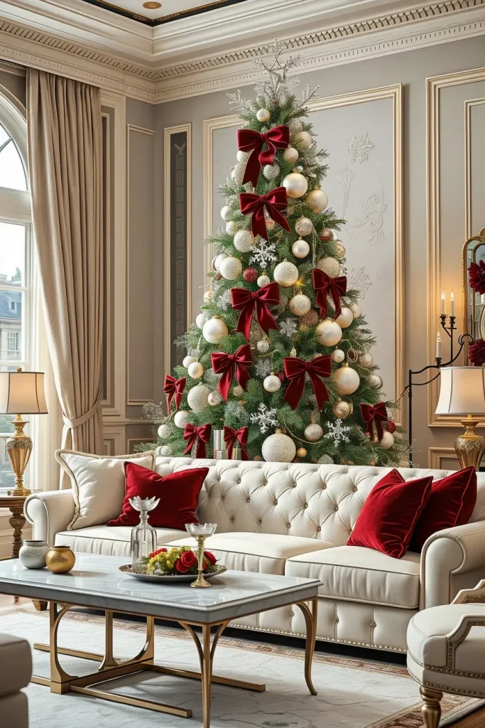 64 Red and White Christmas Tree 2025 Ideas for a Stylish Holiday Home