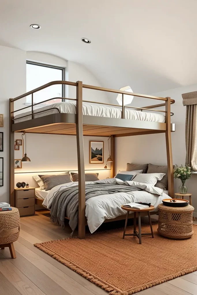 64 Loft Bed Ideas 2026: Modern Space-Saving Designs for Small Bedrooms