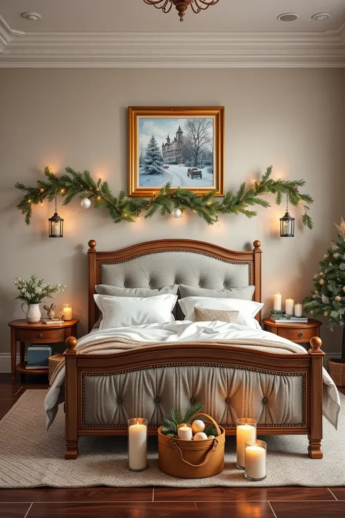 65 Best Xmas Bedroom Decor Ideas 2025 to Create a Cozy and Magical Holiday Retreat