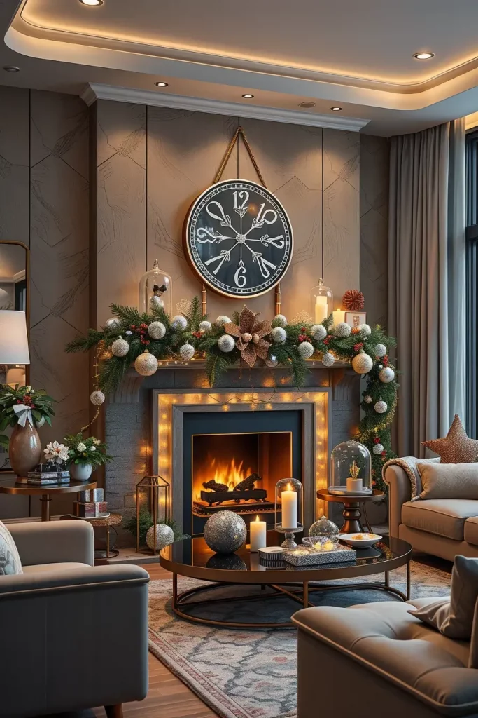 64 Mantle Xmas Decorations Ideas 2025: Stylish, Modern & Unique Fireplace Inspiration