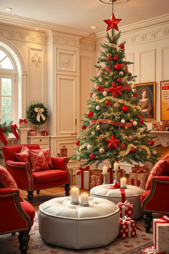 64 Red and White Christmas Tree 2025 Ideas for a Stylish Holiday Home