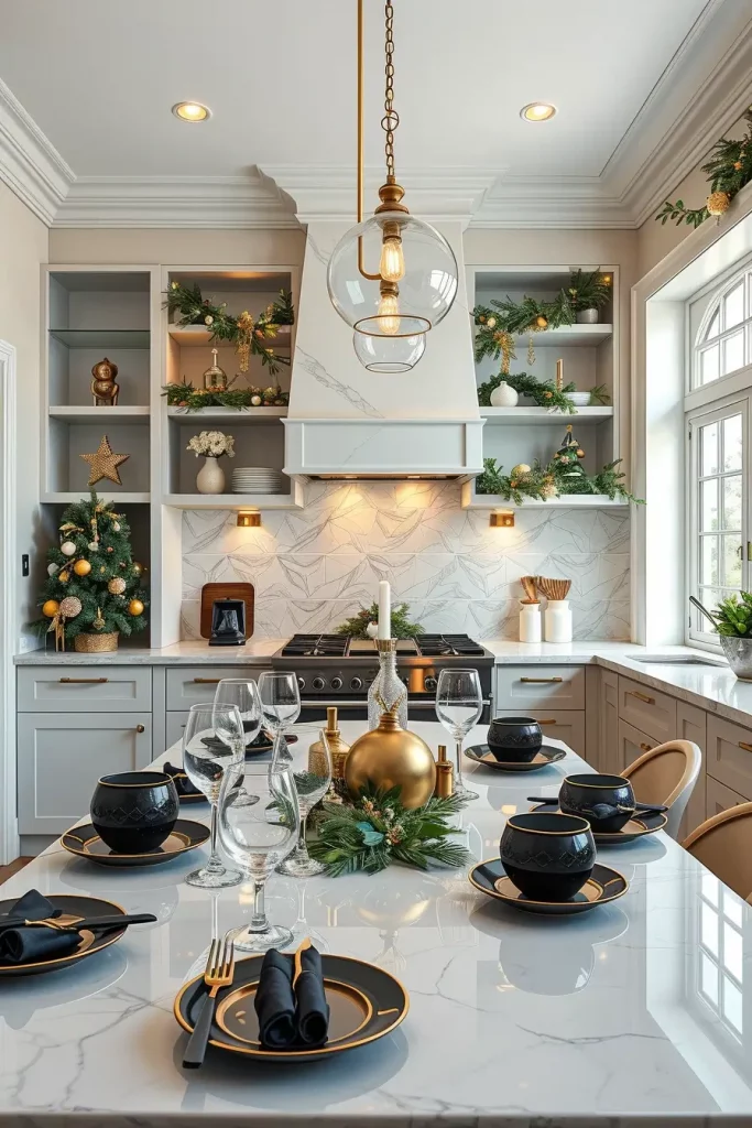 65 Best Xmas Kitchen Decor Inspo 2025: Modern Christmas Kitchen Ideas for a Stylish Holiday Look