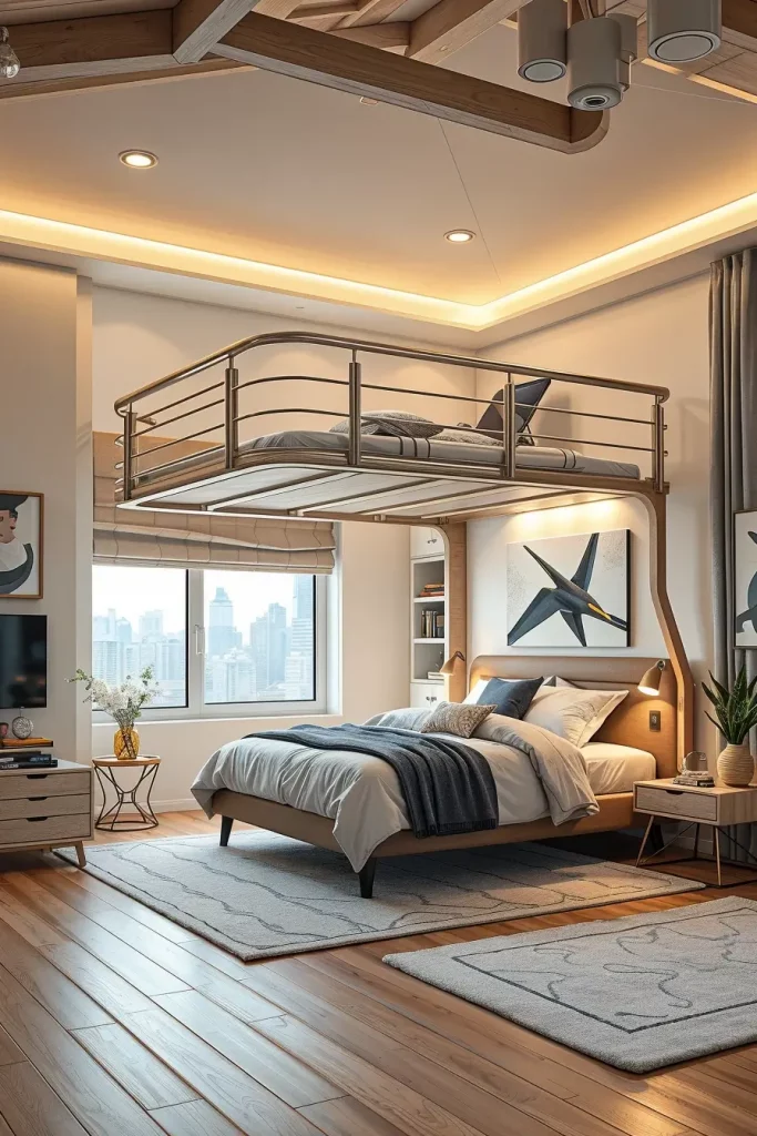 64 Loft Bed Ideas 2026: Modern Space-Saving Designs for Small Bedrooms