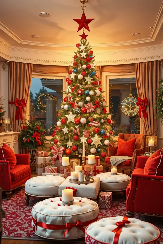 64 Red and White Christmas Tree 2025 Ideas for a Stylish Holiday Home