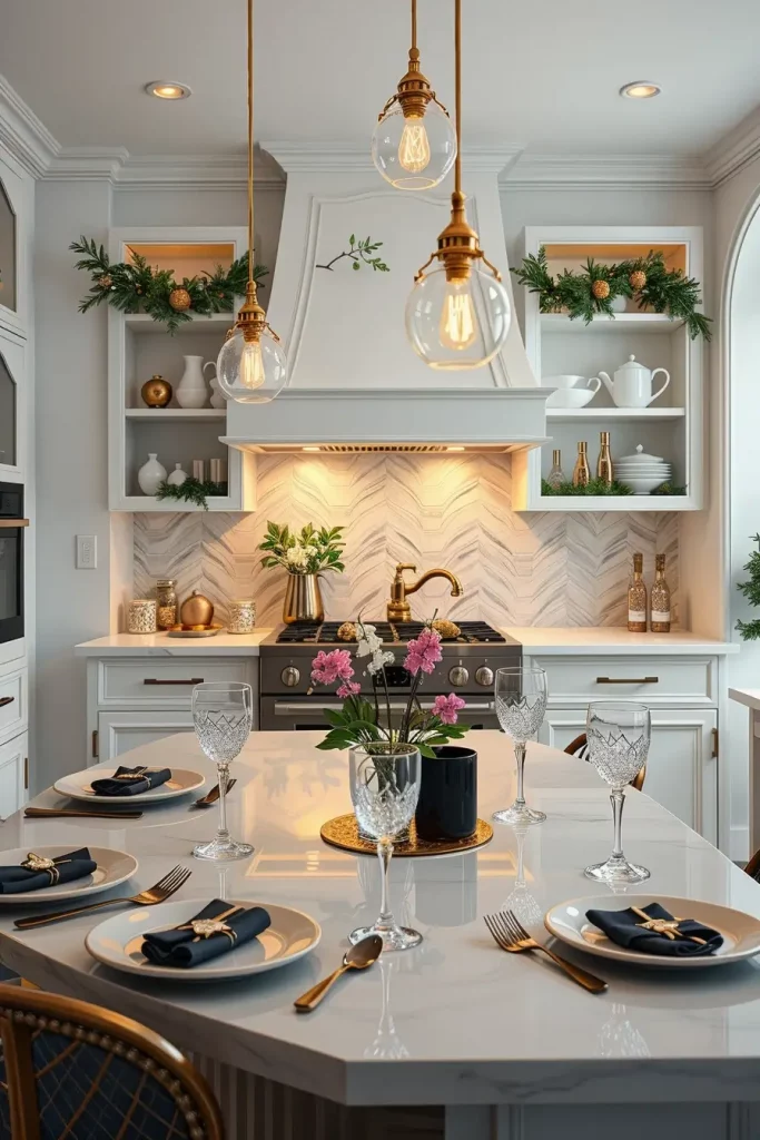 65 Best Xmas Kitchen Decor Inspo 2025: Modern Christmas Kitchen Ideas for a Stylish Holiday Look