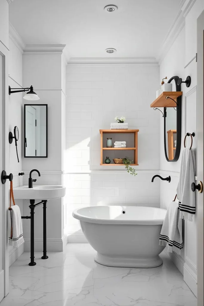 64 Black and White Bathroom Ideas 2026 for Modern and Timeless Designs