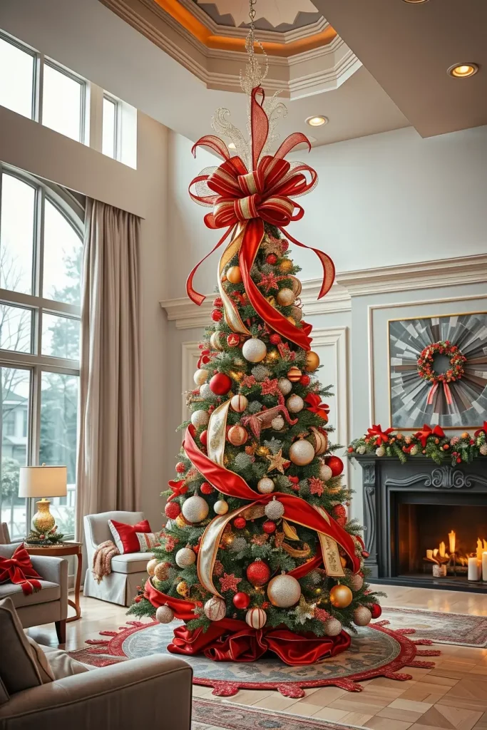 63 Red and Silver Christmas Tree 2025 Ideas for a Timeless Holiday Look