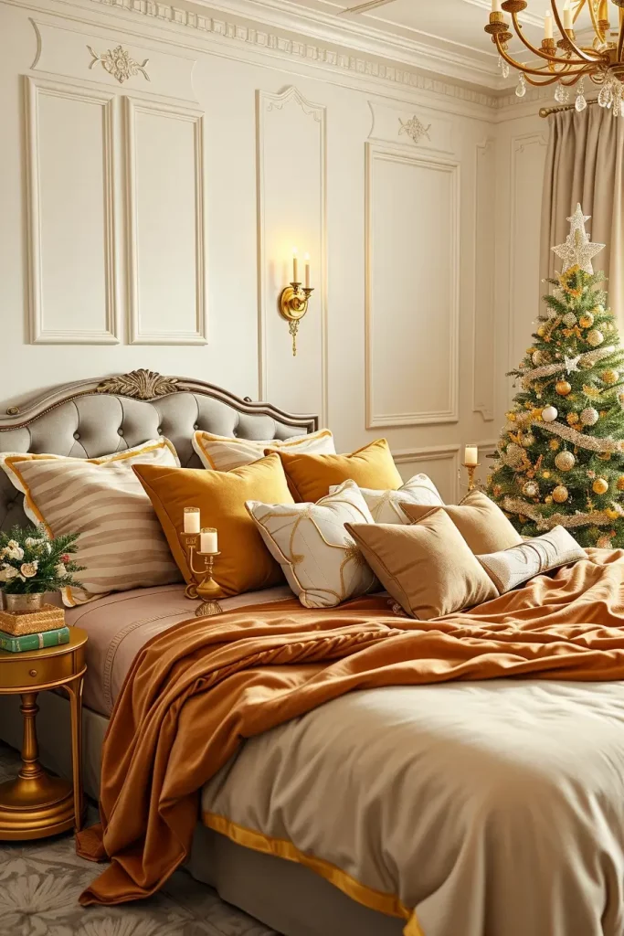 65 Best Xmas Bedroom Decor Ideas 2025 to Create a Cozy and Magical Holiday Retreat