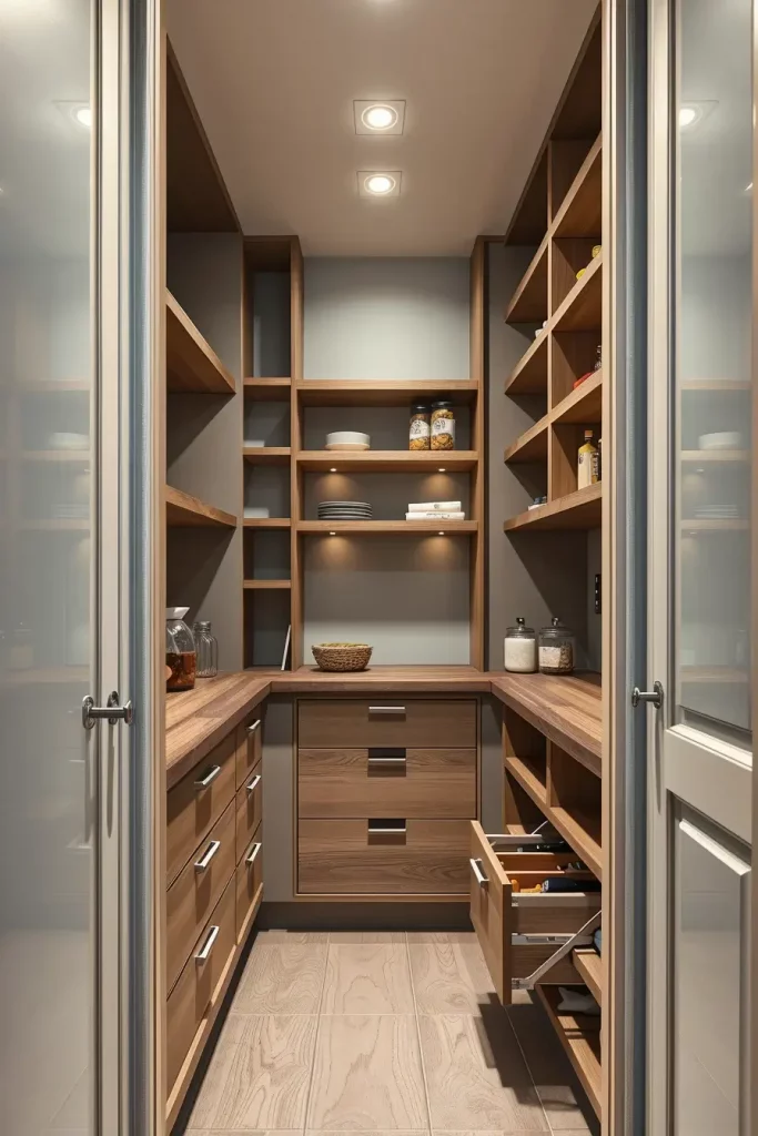 64 Narrow Walk-In Pantry Ideas 2026 for Smart and Stylish Small Spaces