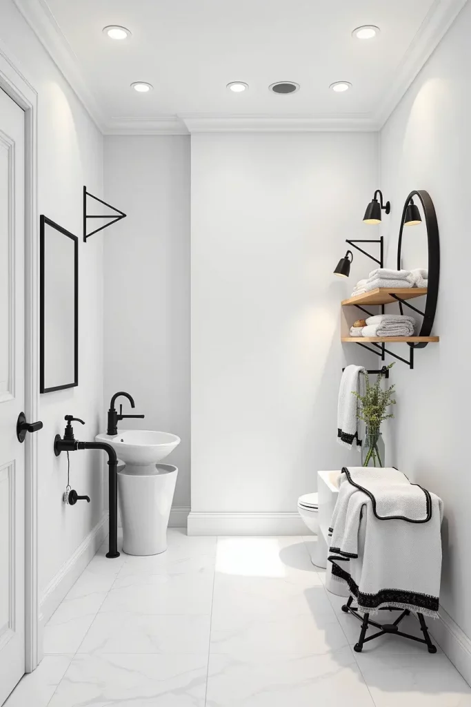 64 Black and White Bathroom Ideas 2026 for Modern and Timeless Designs