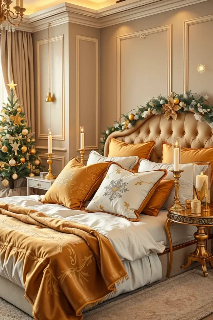 65 Best Xmas Bedroom Decor Ideas 2025 to Create a Cozy and Magical Holiday Retreat