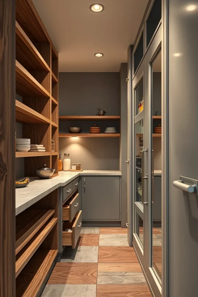 64 Narrow Walk-In Pantry Ideas 2026 for Smart and Stylish Small Spaces