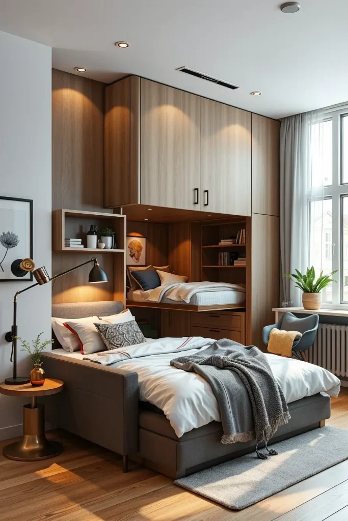 62 Small Bedroom Ideas 2026: Smart Designs, Storage & Modern Layouts