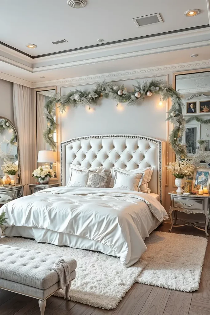 65 Best Xmas Bedroom Decor Ideas 2025 to Create a Cozy and Magical Holiday Retreat