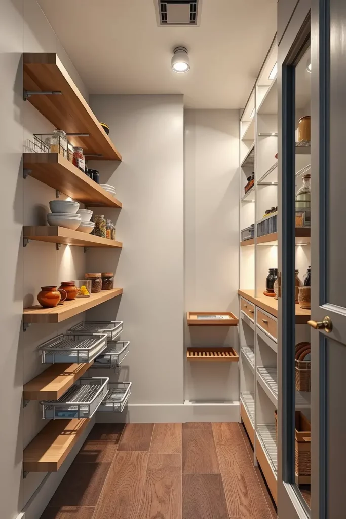 64 Narrow Walk-In Pantry Ideas 2026 for Smart and Stylish Small Spaces