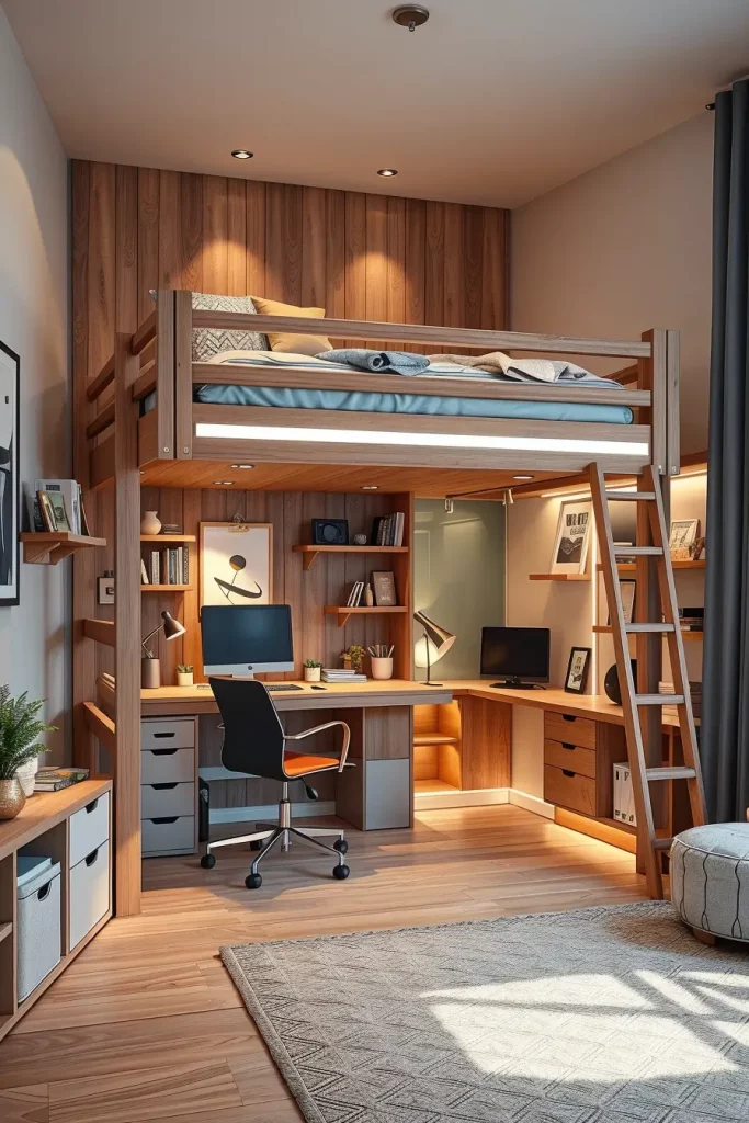 64 Loft Bed Ideas 2026: Modern Space-Saving Designs for Small Bedrooms