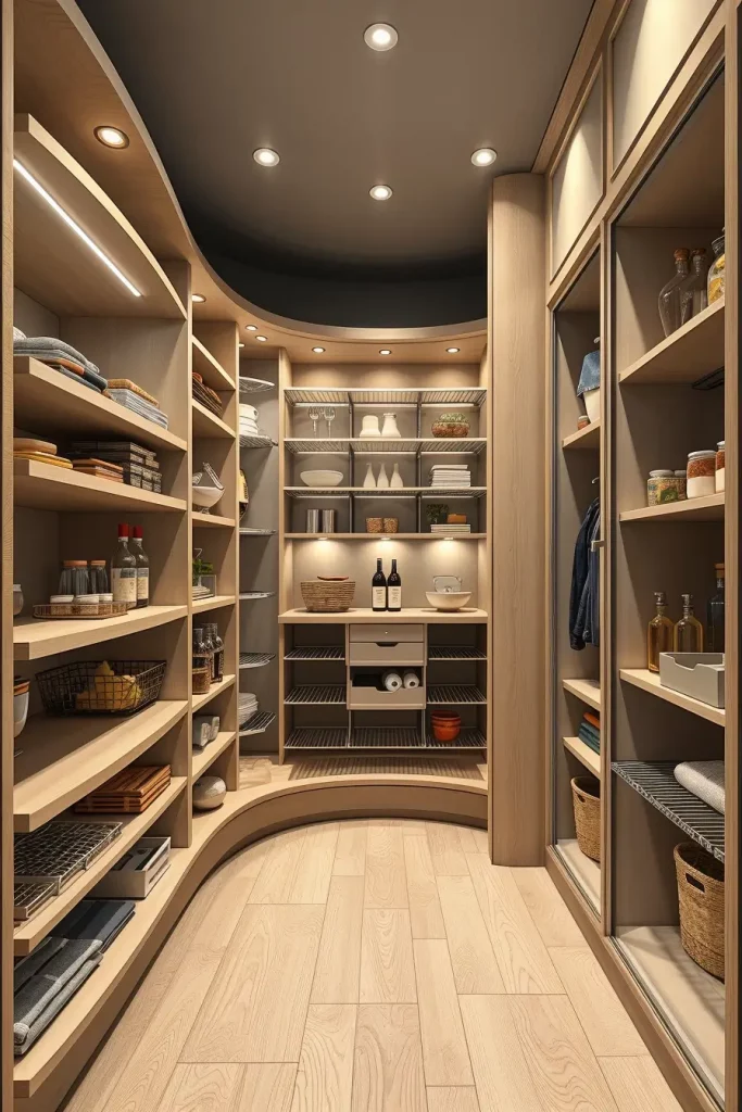 64 Pantry Remodel Ideas 2026: Stylish, Modern, and Unique Curved Pantry Designs
