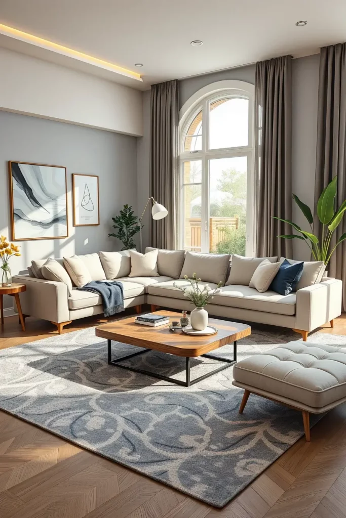 64 Rugs for Living Room Ideas 2026: Modern Decor Trends for a Stylish Home