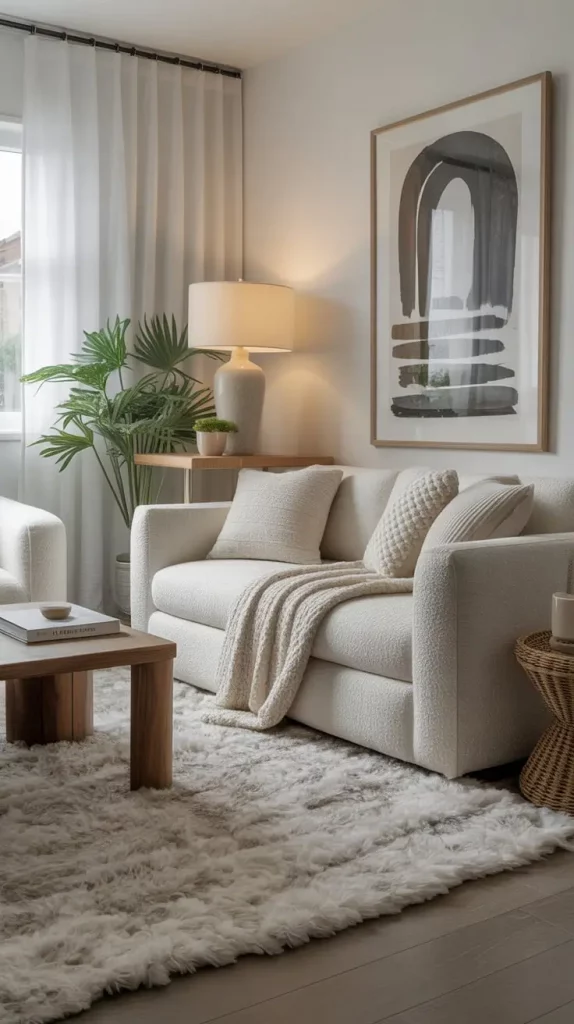 64 Whites Living Room Ideas 2026 for a Bright and Modern Home