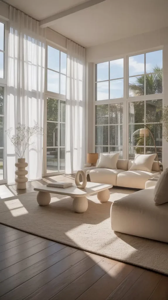 64 Whites Living Room Ideas 2026 for a Bright and Modern Home