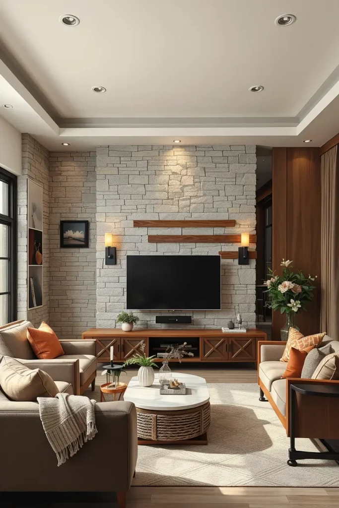 64 Living Room TV Wall Ideas 2026: Modern Designs for a Stylish Home