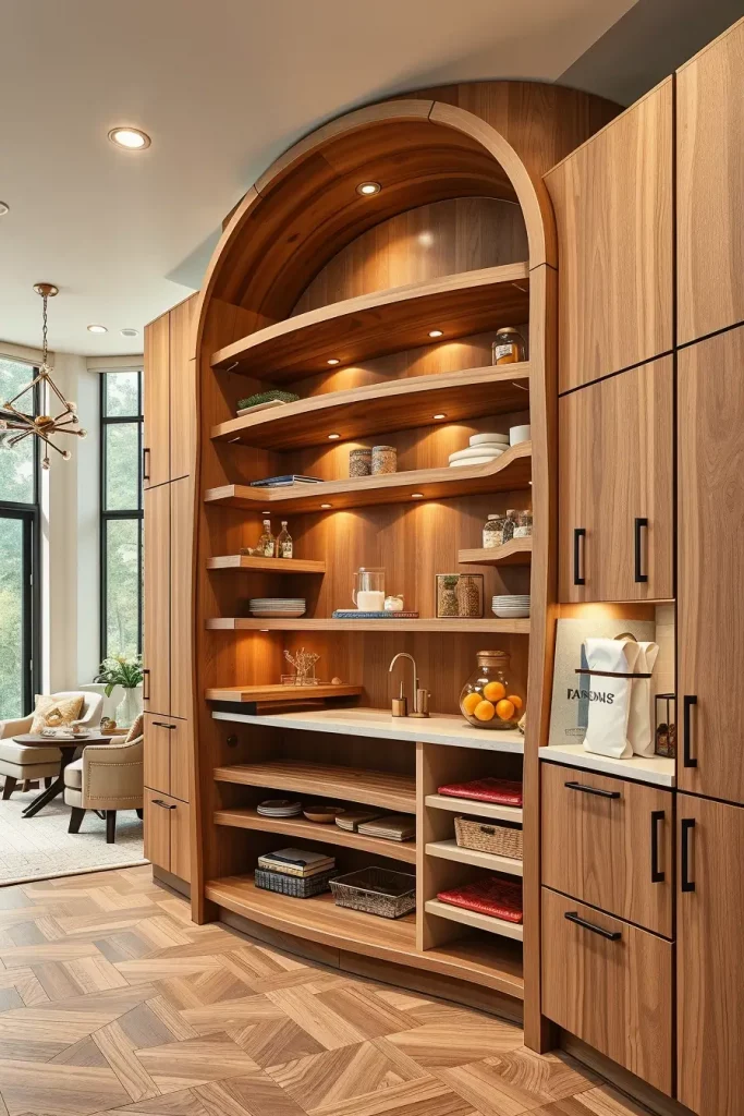 64 Pantry Remodel Ideas 2026: Stylish, Modern, and Unique Curved Pantry Designs
