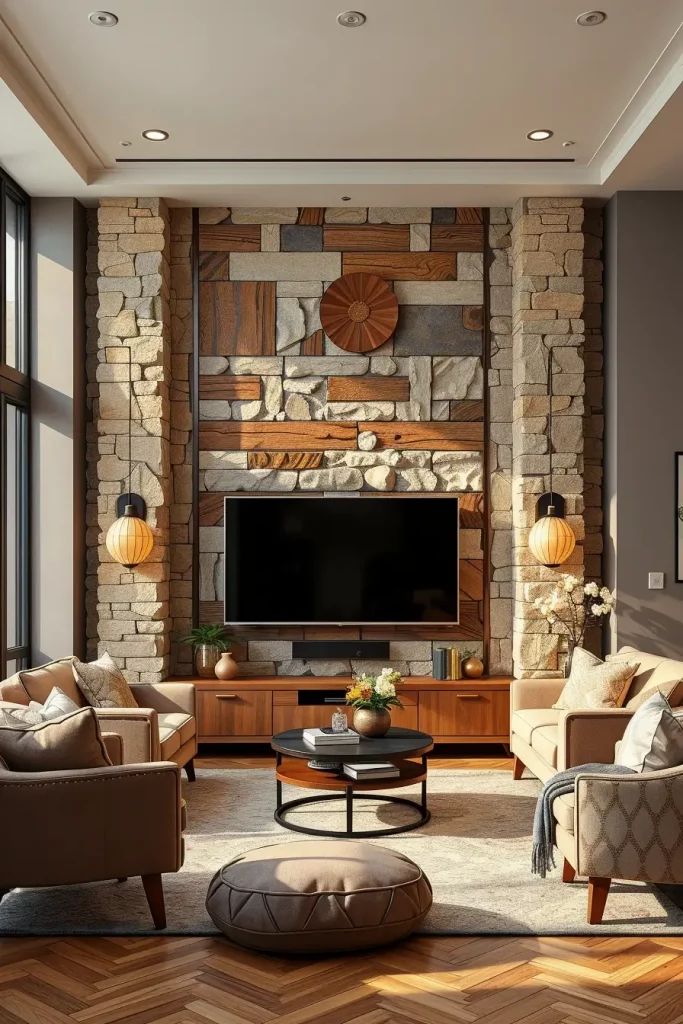 64 Living Room TV Wall Ideas 2026: Modern Designs for a Stylish Home