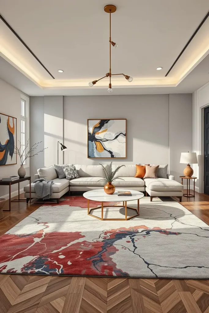 64 Rugs for Living Room Ideas 2026: Modern Decor Trends for a Stylish Home