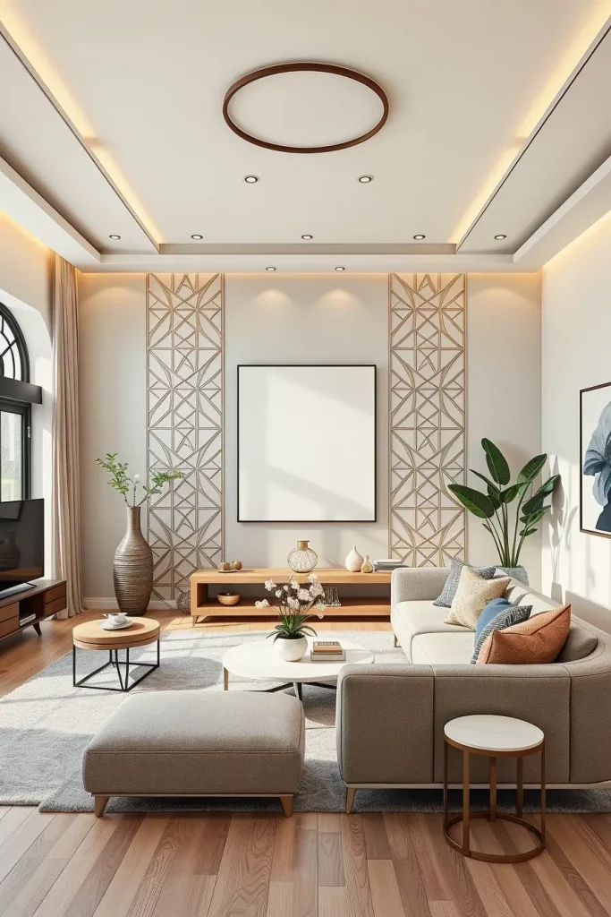 62 Living Room Wall Decoration Ideas 2026: Modern Trends and Stylish Wall Design Inspirations