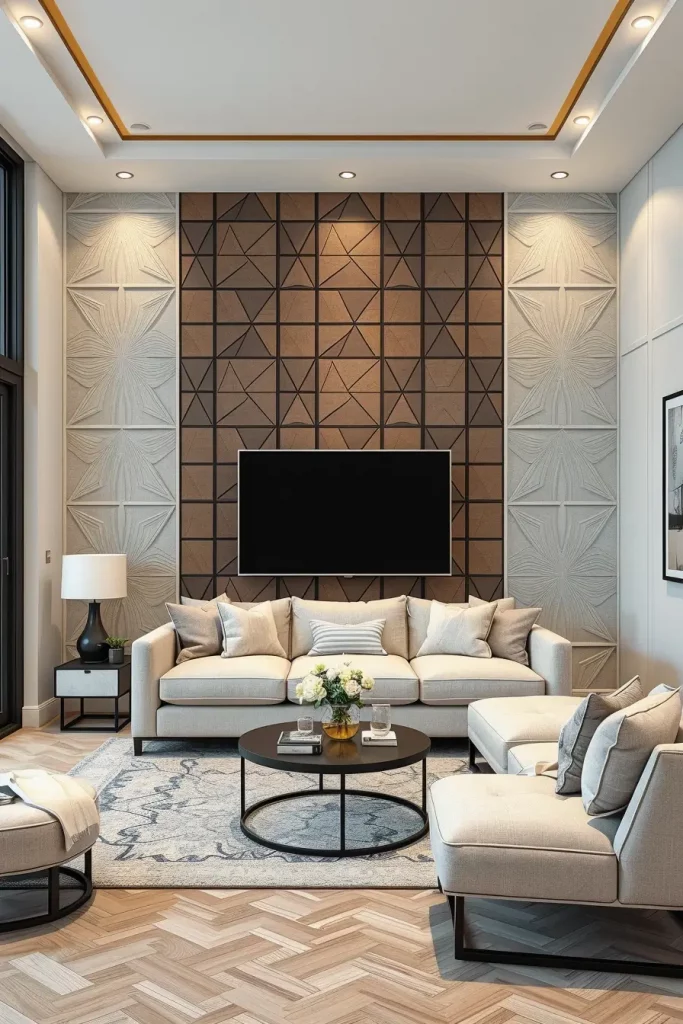 62 Living Room Wall Decoration Ideas 2026: Modern Trends and Stylish Wall Design Inspirations