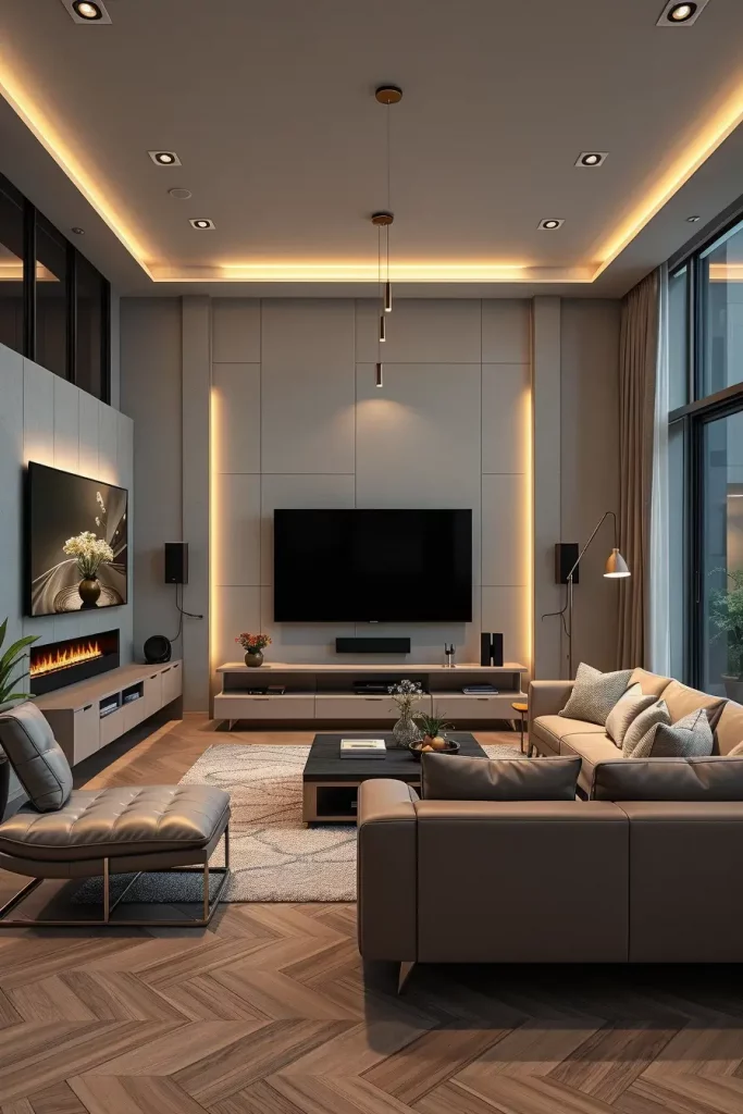64 Living Room TV Wall Ideas 2026: Modern Designs for a Stylish Home