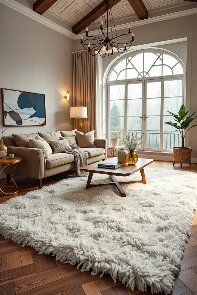 64 Rugs for Living Room Ideas 2026: Modern Decor Trends for a Stylish Home