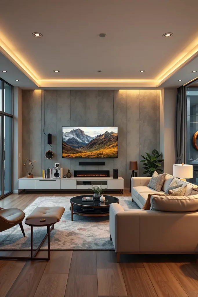 64 Living Room TV Wall Ideas 2026: Modern Designs for a Stylish Home