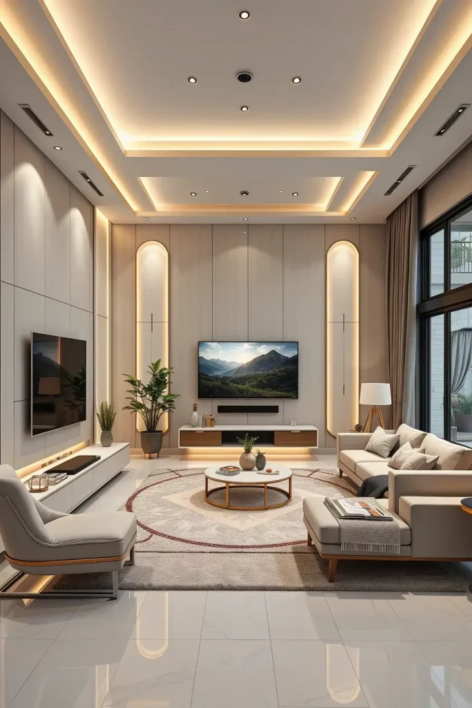 62 Living Room Wall Decoration Ideas 2026: Modern Trends and Stylish Wall Design Inspirations