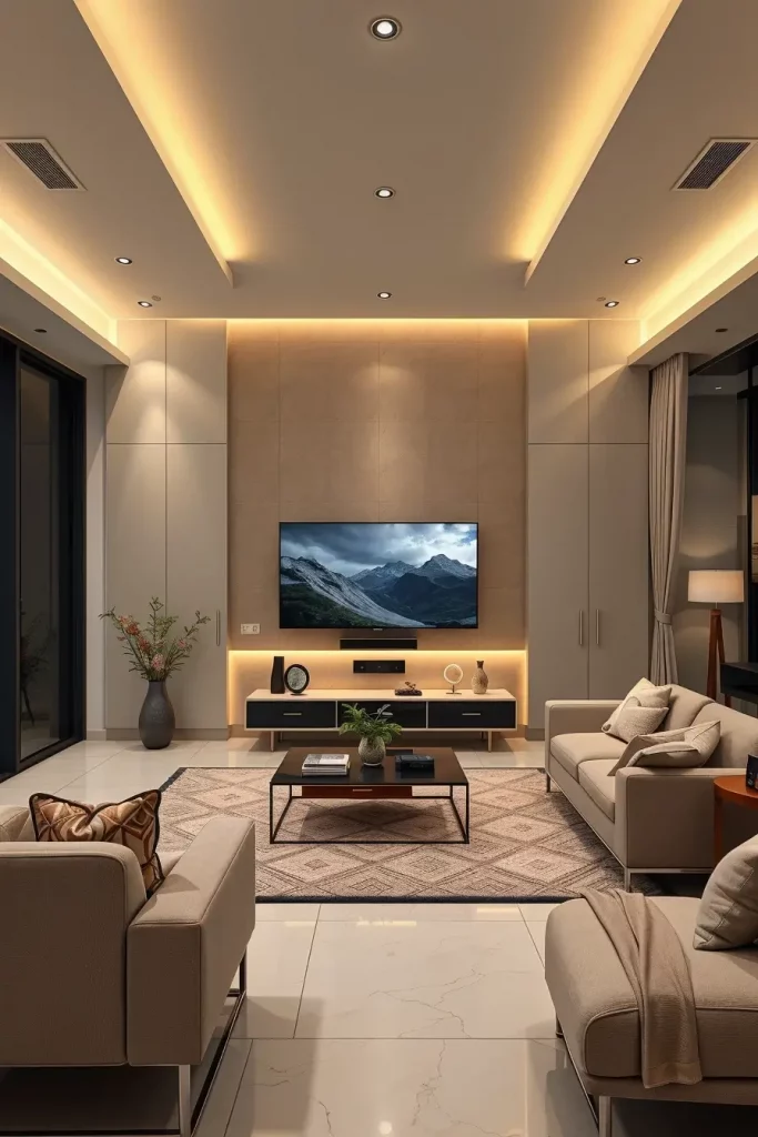 64 Living Room TV Wall Ideas 2026: Modern Designs for a Stylish Home