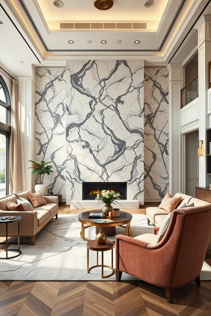 62 Living Room Wall Decoration Ideas 2026: Modern Trends and Stylish Wall Design Inspirations