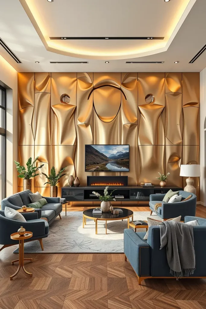 62 Living Room Wall Decoration Ideas 2026: Modern Trends and Stylish Wall Design Inspirations