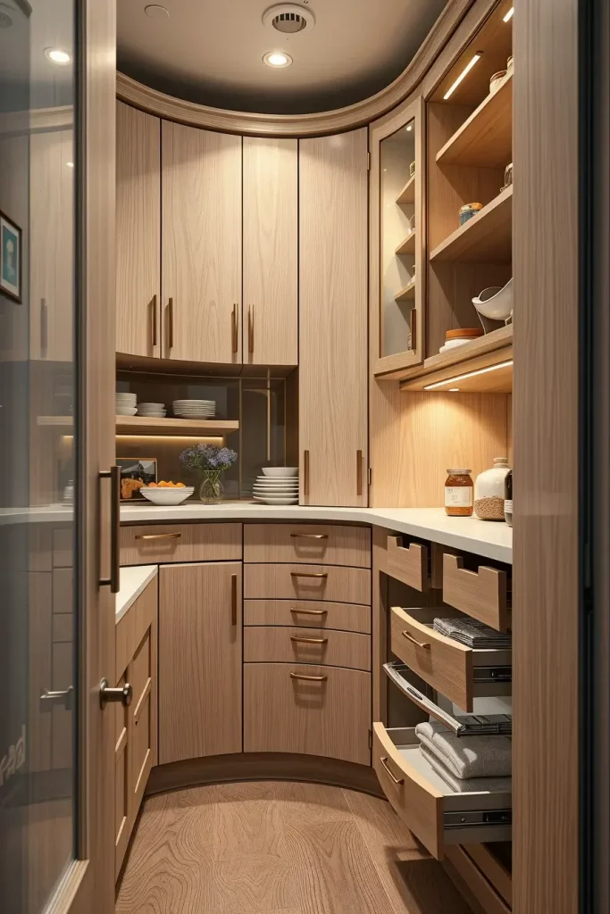64 Pantry Remodel Ideas 2026: Stylish, Modern, and Unique Curved Pantry Designs