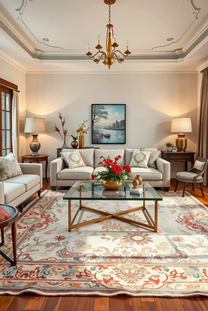 64 Rugs for Living Room Ideas 2026: Modern Decor Trends for a Stylish Home