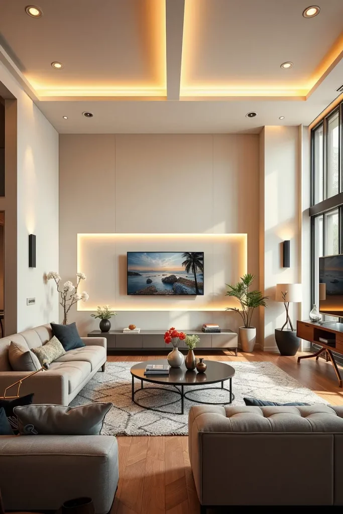 62 Living Room Wall Decoration Ideas 2026: Modern Trends and Stylish Wall Design Inspirations