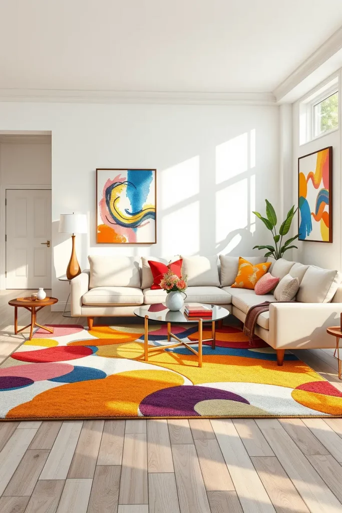 64 Rugs for Living Room Ideas 2026: Modern Decor Trends for a Stylish Home