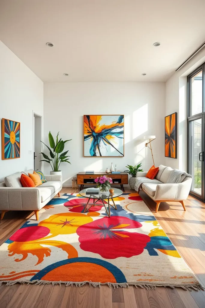 64 Rugs for Living Room Ideas 2026: Modern Decor Trends for a Stylish Home