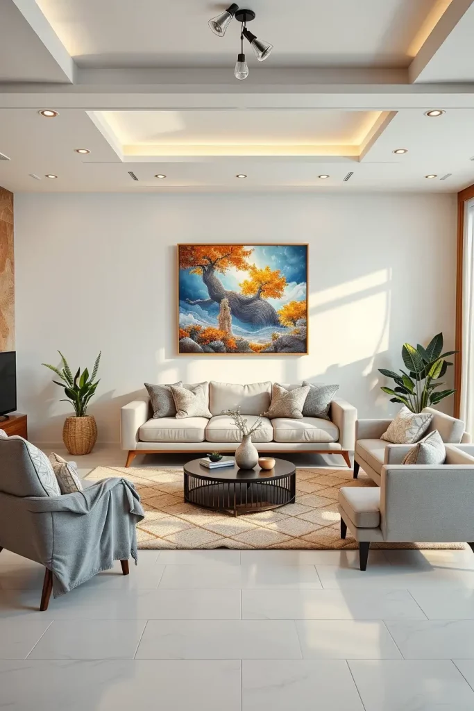 62 Living Room Wall Decoration Ideas 2026: Modern Trends and Stylish Wall Design Inspirations