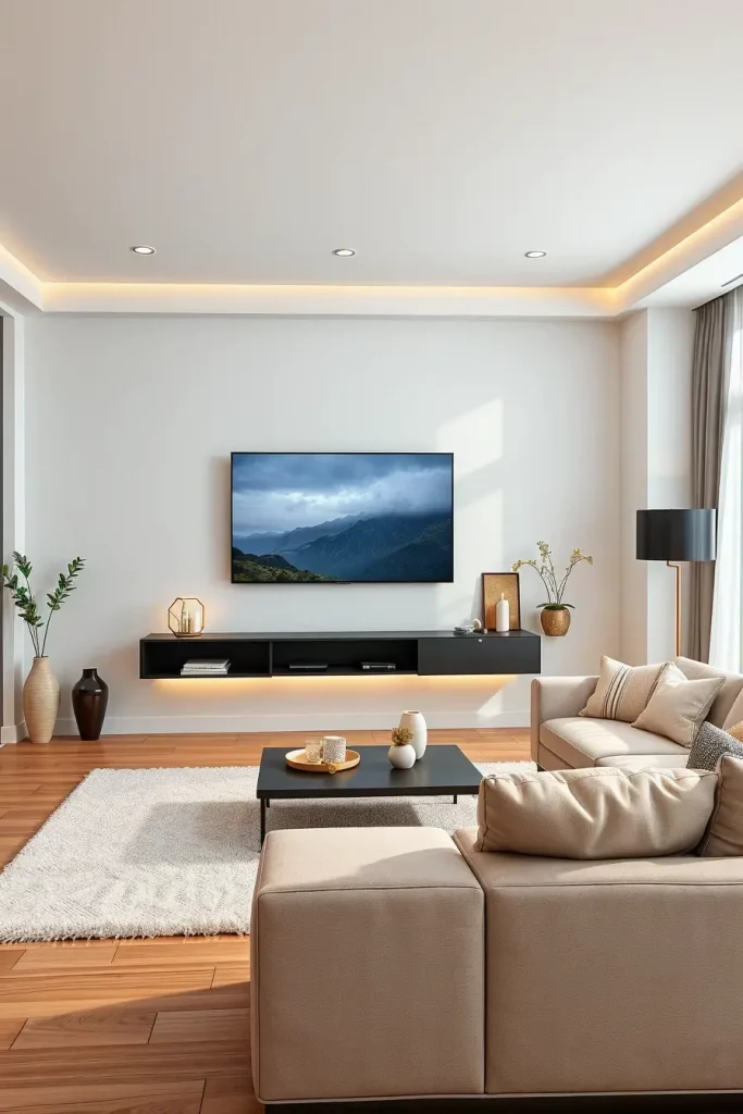 64 Living Room TV Wall Ideas 2026: Modern Designs for a Stylish Home