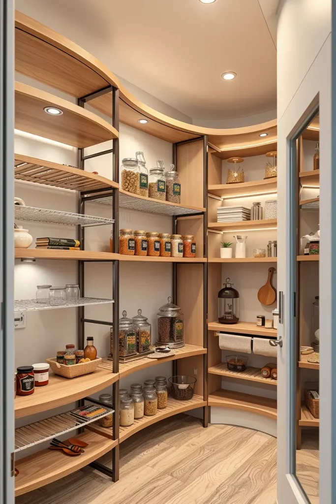 64 Pantry Remodel Ideas 2026: Stylish, Modern, and Unique Curved Pantry Designs